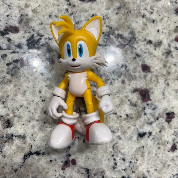 Jakks Modern Tails 3.5" Super Poser Articulated Jointed Sonic The Hedgehog Sega - Picture 2 of 8
